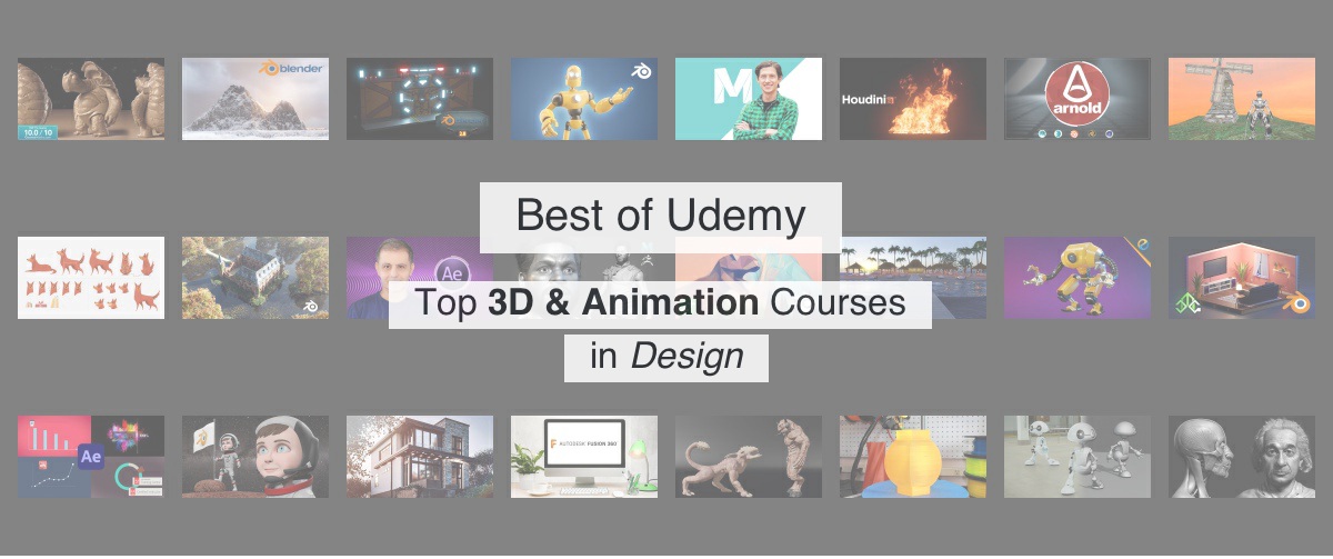 Top 25 Udemy 3D & Animation courses by Reddit Upvotes | Reddsera