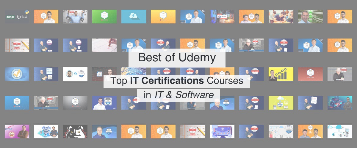 Top 118 Udemy IT Certifications courses by Reddit Upvotes Reddsera