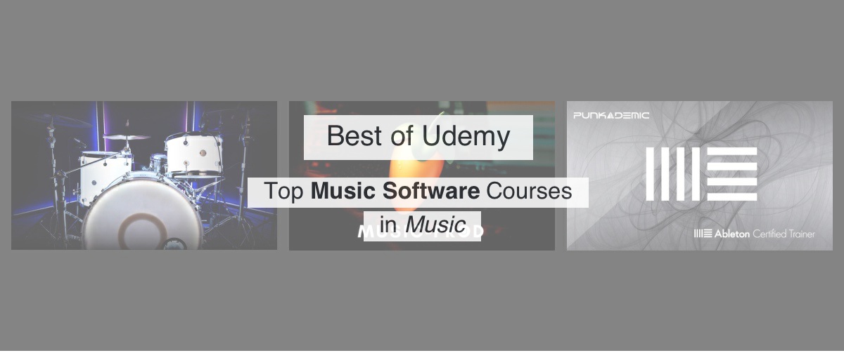 Top 3 Udemy Music Software courses by Reddit Upvotes Reddsera