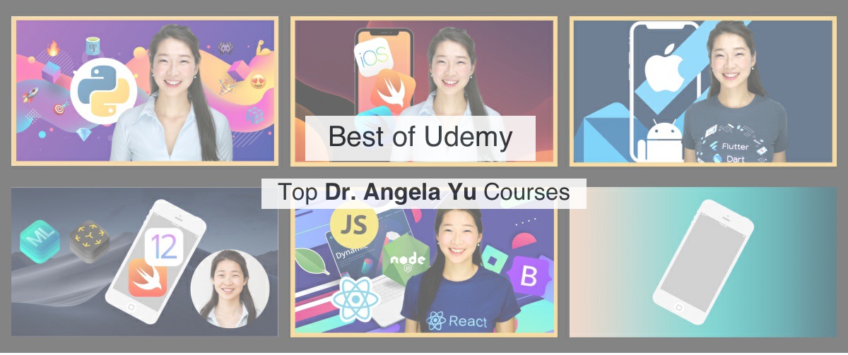 Top 6 Udemy Dr. Angela Yu courses by Reddit Upvotes | Reddsera