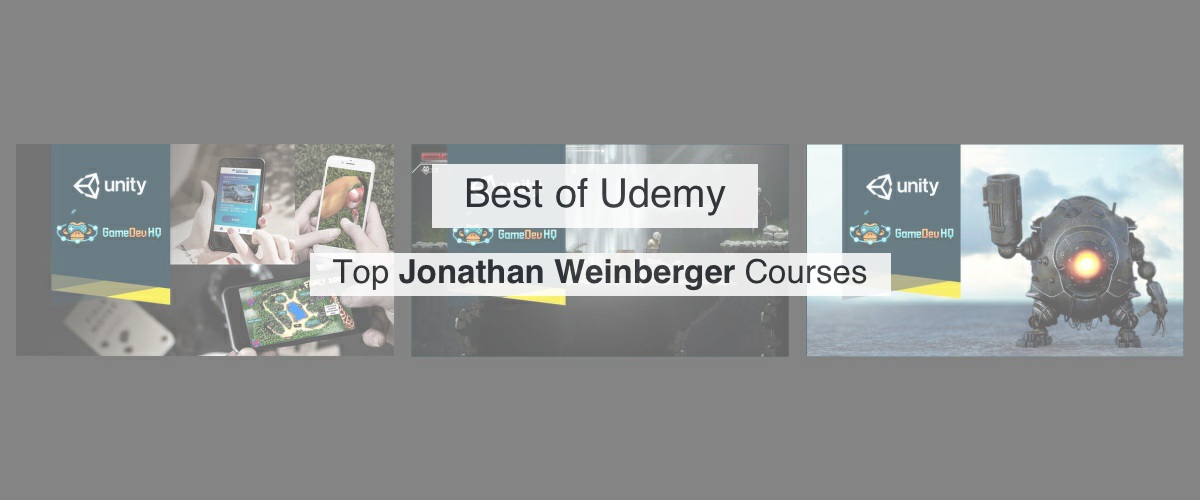 Top 3 Udemy Jonathan Weinberger courses by Reddit Upvotes Reddsera