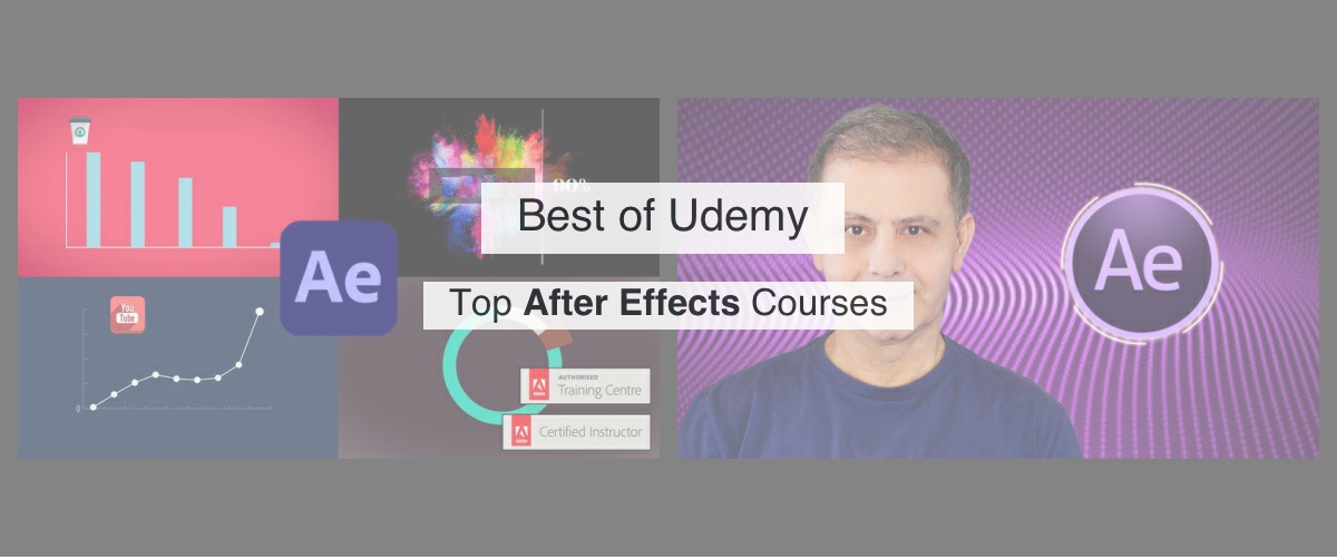 Top 2 Udemy After Effects courses by Reddit Upvotes Reddsera