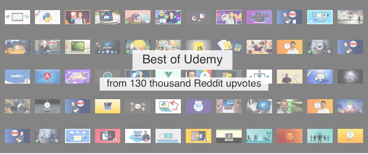 Reddemy The Best Of Udemy From Thousand Reddit Upvotes