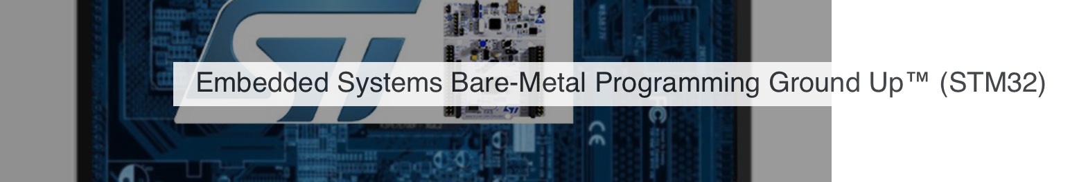 Reddit Comments On "Embedded Systems Bare-Metal Programming Ground Up ...