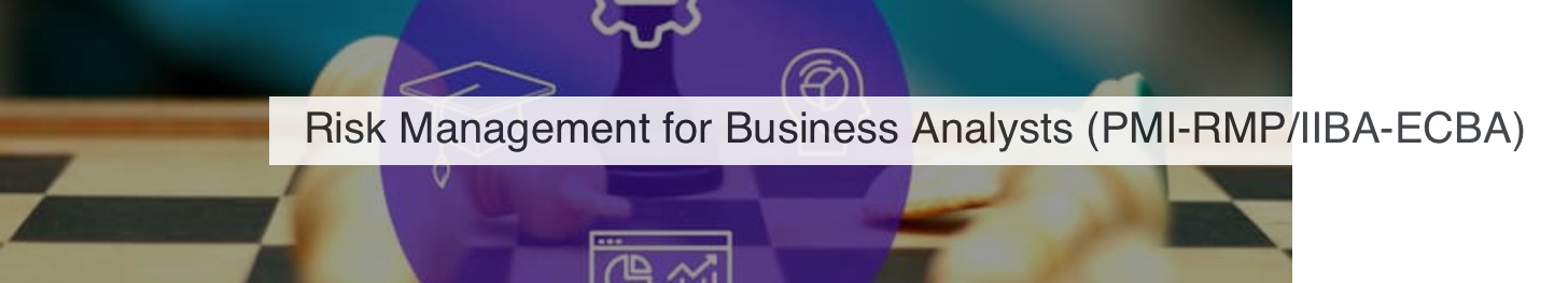 Reddit comments on quot Risk Management for Business Analysts (PMI RMP/IIBA